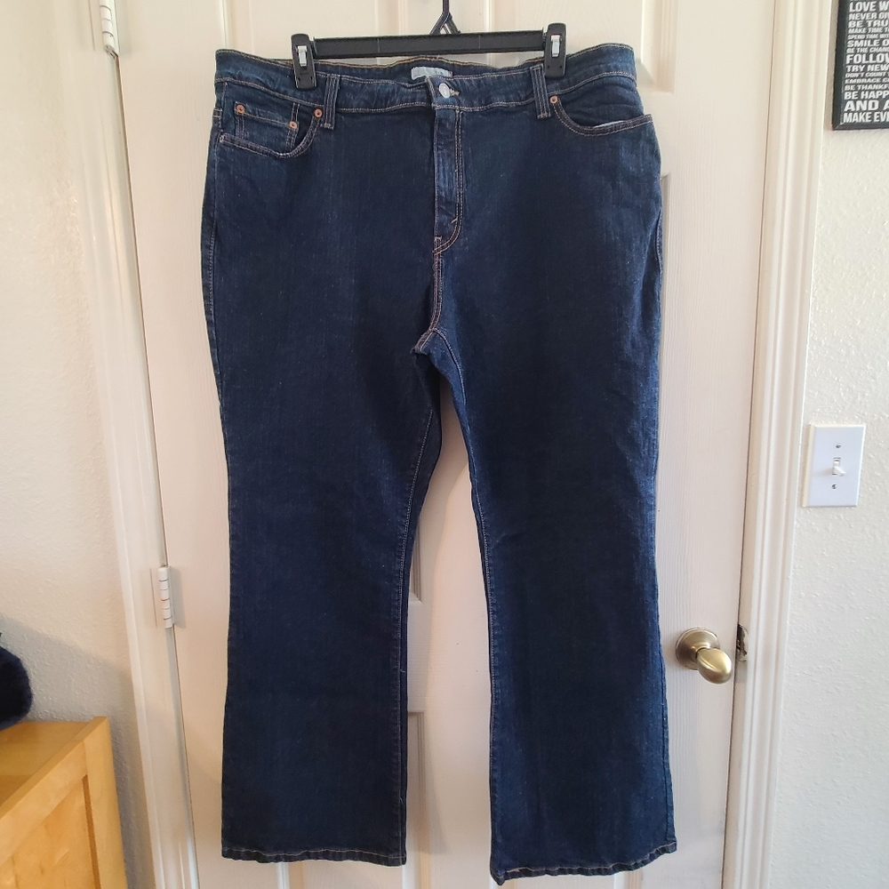 Levi's Dark Blue Boot Cut Jeans 515